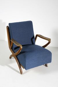 DE CARLI CARLO (1910 - 1999) : Coppia di poltrone per Cassina  - Asta DESIGN E ARTI DECORATIVE DEL NOVECENTO Tradizionale - Associazione Nazionale - Case d'Asta italiane