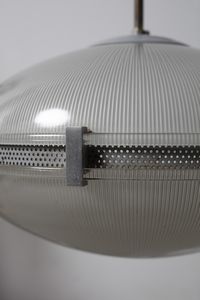 AGNOLI TITO (1931 - 2012) : Coppia lampade a sospensione per O-Luce  - Asta DESIGN E ARTI DECORATIVE DEL NOVECENTO Tradizionale - Associazione Nazionale - Case d'Asta italiane