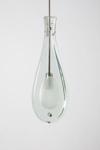 INGRAND MAX (1908 - 1969) : Lampada a sospensione 2338 per Fontana Arte  - Asta DESIGN E ARTI DECORATIVE DEL NOVECENTO Tradizionale - Associazione Nazionale - Case d'Asta italiane