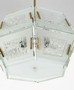 INGRAND MAX (1908 - 1969) : Lampada a sospensione 2362 per Fontana Arte  - Asta DESIGN E ARTI DECORATIVE DEL NOVECENTO Tradizionale - Associazione Nazionale - Case d'Asta italiane