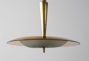 INGRAND MAX (1908 - 1969) : Lampada a sospensione 1462 A per Fontana Arte  - Asta DESIGN E ARTI DECORATIVE DEL NOVECENTO Tradizionale - Associazione Nazionale - Case d'Asta italiane