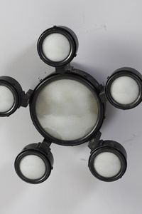 GRUPPO BBPR (n. 1932) : Lampada a plafoniera 2045 per Arteluce  - Asta DESIGN E ARTI DECORATIVE DEL NOVECENTO Tradizionale - Associazione Nazionale - Case d'Asta italiane