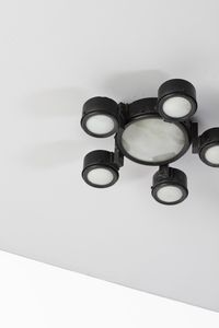 GRUPPO BBPR (n. 1932) : Lampada a plafoniera 2045 per Arteluce  - Asta DESIGN E ARTI DECORATIVE DEL NOVECENTO Tradizionale - Associazione Nazionale - Case d'Asta italiane