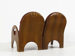 AULENTI GAE (1927 - 2012) : Divano Arcate per Poltronova  - Asta DESIGN E ARTI DECORATIVE DEL NOVECENTO Tradizionale - Associazione Nazionale - Case d'Asta italiane