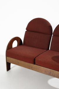 AULENTI GAE (1927 - 2012) : Divano Arcate per Poltronova  - Asta DESIGN E ARTI DECORATIVE DEL NOVECENTO Tradizionale - Associazione Nazionale - Case d'Asta italiane