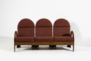 AULENTI GAE (1927 - 2012) : Divano Arcate per Poltronova  - Asta DESIGN E ARTI DECORATIVE DEL NOVECENTO Tradizionale - Associazione Nazionale - Case d'Asta italiane
