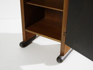 SOTTSASS ETTORE (1917 - 2007) : Mobile da soggiorno dalla serie Mobili Fly per Poltronova  - Asta DESIGN E ARTI DECORATIVE DEL NOVECENTO Tradizionale - Associazione Nazionale - Case d'Asta italiane