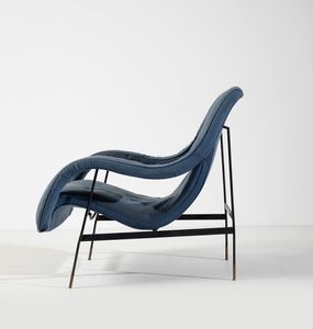 RADICE GIGI (1954 - 2002) : Coppia di poltrone Arianna per Renzo Minotti  - Asta DESIGN E ARTI DECORATIVE DEL NOVECENTO Tradizionale - Associazione Nazionale - Case d'Asta italiane