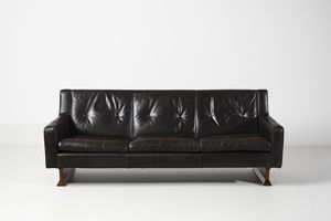 ALBINI FRANCO (1905 - 1977) : Divano con poltrona DV33 per Poggi  - Asta DESIGN E ARTI DECORATIVE DEL NOVECENTO Tradizionale - Associazione Nazionale - Case d'Asta italiane