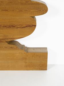 CEROLI MARIO (n. 1938) : Bocca della verit�.Testata di letto matrimoniale della serie Mobili nella valle  - Asta DESIGN E ARTI DECORATIVE DEL NOVECENTO Tradizionale - Associazione Nazionale - Case d'Asta italiane