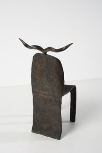 MATTA ROBERTO SEBASTIAN ANTONIO (1911 - 2002) : Sedia con le corna  - Asta DESIGN E ARTI DECORATIVE DEL NOVECENTO Tradizionale - Associazione Nazionale - Case d'Asta italiane