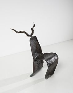 MATTA ROBERTO SEBASTIAN ANTONIO (1911 - 2002) : Seggiola con corna lunghe  - Asta DESIGN E ARTI DECORATIVE DEL NOVECENTO Tradizionale - Associazione Nazionale - Case d'Asta italiane