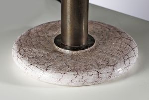 DIAZ DE SANTILLANA LUDOVICO (1931 - 1989) : Lampada da tavolo per Venini  - Asta DESIGN E ARTI DECORATIVE DEL NOVECENTO Tradizionale - Associazione Nazionale - Case d'Asta italiane