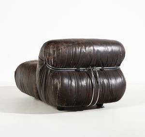 SCARPA AFRA (1937 -2011) & TOBIA (n. 1935) : Coppia di poltrone Soriana per Cassina  - Asta DESIGN E ARTI DECORATIVE DEL NOVECENTO Tradizionale - Associazione Nazionale - Case d'Asta italiane