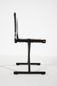 SCARPA AFRA (1937 -2011) & TOBIA (n. 1935) : Sei sedie Bisante S1 per Goppion  - Asta DESIGN E ARTI DECORATIVE DEL NOVECENTO Tradizionale - Associazione Nazionale - Case d'Asta italiane