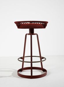 CECCHI MARZIO (1940 - 1990) : Coppia di sgabelli per Most, Firenze  - Asta DESIGN E ARTI DECORATIVE DEL NOVECENTO Tradizionale - Associazione Nazionale - Case d'Asta italiane