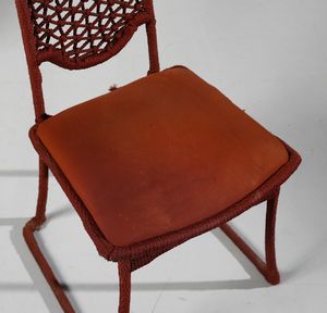 CECCHI MARZIO (1940 - 1990) : Sei sedie per Most, Firenze  - Asta DESIGN E ARTI DECORATIVE DEL NOVECENTO Tradizionale - Associazione Nazionale - Case d'Asta italiane