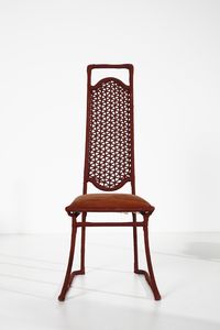 CECCHI MARZIO (1940 - 1990) : Sei sedie per Most, Firenze  - Asta DESIGN E ARTI DECORATIVE DEL NOVECENTO Tradizionale - Associazione Nazionale - Case d'Asta italiane