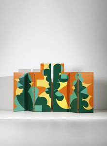 BALLA GIACOMO (1871 - 1958) : Paravento per Simon International  - Asta DESIGN E ARTI DECORATIVE DEL NOVECENTO Tradizionale - Associazione Nazionale - Case d'Asta italiane