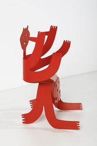 MATTA ROBERTO SEBASTIAN ANTONIO (1911 - 2002) : Poltrona scultura antropomorfa  - Asta DESIGN E ARTI DECORATIVE DEL NOVECENTO Tradizionale - Associazione Nazionale - Case d'Asta italiane