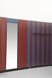 PARISI ICO (1916 - 1996) : Pareti attrezzate con appendiabiti e mensole  - Asta DESIGN E ARTI DECORATIVE DEL NOVECENTO Tradizionale - Associazione Nazionale - Case d'Asta italiane