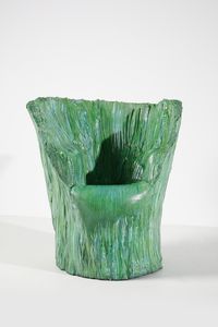 GILARDI PIERO (1942 - 2023) : Poltrona collezione Green per Gugliermetto Experience  - Asta DESIGN E ARTI DECORATIVE DEL NOVECENTO Tradizionale - Associazione Nazionale - Case d'Asta italiane