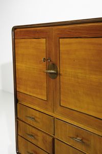 BUFFA PAOLO (1903 - 1970) : Mobile contenitore eseguito da Mos Turri  - Asta DESIGN E ARTI DECORATIVE DEL NOVECENTO Tradizionale - Associazione Nazionale - Case d'Asta italiane
