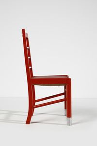 PIACENTINI MARCELLO (1881 - 1960) : attribuito. Coppia di sedie  - Asta DESIGN E ARTI DECORATIVE DEL NOVECENTO Tradizionale - Associazione Nazionale - Case d'Asta italiane