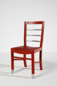 PIACENTINI MARCELLO (1881 - 1960) : attribuito. Coppia di sedie  - Asta DESIGN E ARTI DECORATIVE DEL NOVECENTO Tradizionale - Associazione Nazionale - Case d'Asta italiane