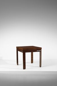 PALANTI GIANCARLO (1906 - 1977) : attribuito. Tavolo da gioco  - Asta DESIGN E ARTI DECORATIVE DEL NOVECENTO Tradizionale - Associazione Nazionale - Case d'Asta italiane