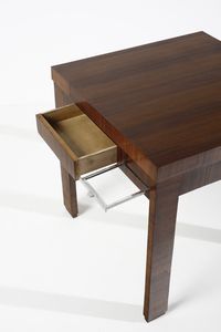 PALANTI GIANCARLO (1906 - 1977) : attribuito. Tavolo da gioco  - Asta DESIGN E ARTI DECORATIVE DEL NOVECENTO Tradizionale - Associazione Nazionale - Case d'Asta italiane