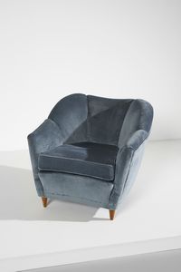 PONTI GIO (1891 - 1979) : Coppia di poltrone per Cassina  - Asta DESIGN E ARTI DECORATIVE DEL NOVECENTO Tradizionale - Associazione Nazionale - Case d'Asta italiane