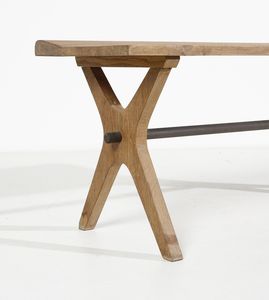 GRUPPO BBPR (n. 1932) : attribuito. Panca  - Asta DESIGN E ARTI DECORATIVE DEL NOVECENTO Tradizionale - Associazione Nazionale - Case d'Asta italiane