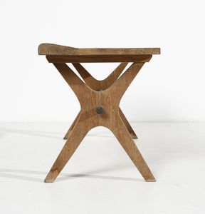 GRUPPO BBPR (n. 1932) : attribuito. Panca  - Asta DESIGN E ARTI DECORATIVE DEL NOVECENTO Tradizionale - Associazione Nazionale - Case d'Asta italiane