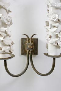 ZORTEA LUIGI (1879 - 1950) : Coppia di appliques  - Asta DESIGN E ARTI DECORATIVE DEL NOVECENTO Tradizionale - Associazione Nazionale - Case d'Asta italiane