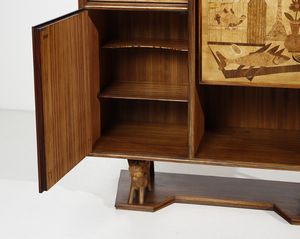 SCREMIN LUIGI (1896 - 1983) : Mobiletto etagere  - Asta DESIGN E ARTI DECORATIVE DEL NOVECENTO Tradizionale - Associazione Nazionale - Case d'Asta italiane