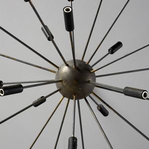 STILNOVO : Lampada a sospensione Sputnik  - Asta DESIGN E ARTI DECORATIVE DEL NOVECENTO Tradizionale - Associazione Nazionale - Case d'Asta italiane