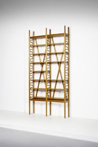 NORDIO UMBERTO (1891 - 1971) - Libreria eseguita da Ebanisteria Florit