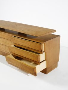 NORDIO UMBERTO (1891 - 1971) : Credenza eseguita da Ebanisteria Florit  - Asta DESIGN E ARTI DECORATIVE DEL NOVECENTO Tradizionale - Associazione Nazionale - Case d'Asta italiane
