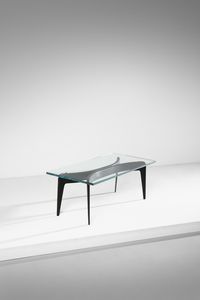 PONTI GIO (1891 - 1979) : Tavolino da salotto per Fontana Arte  - Asta DESIGN E ARTI DECORATIVE DEL NOVECENTO Tradizionale - Associazione Nazionale - Case d'Asta italiane