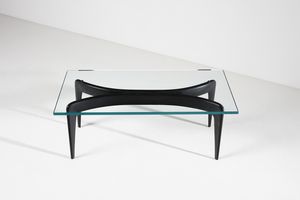 PONTI GIO (1891 - 1979) : Tavolino da salotto per Fontana Arte  - Asta DESIGN E ARTI DECORATIVE DEL NOVECENTO Tradizionale - Associazione Nazionale - Case d'Asta italiane