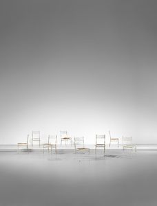 PONTI GIO (1891 - 1979) - attribuito. Otto sedie per Casa & Giardino