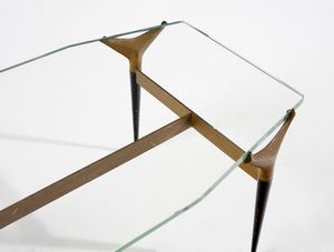 LUIGI FONTANA MILANO : Tavolino da salotto  - Asta DESIGN E ARTI DECORATIVE DEL NOVECENTO Tradizionale - Associazione Nazionale - Case d'Asta italiane