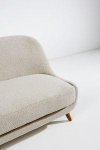 LASSEN FLEMMING (1902 - 1984) : attribuito. Divano  - Asta DESIGN E ARTI DECORATIVE DEL NOVECENTO Tradizionale - Associazione Nazionale - Case d'Asta italiane