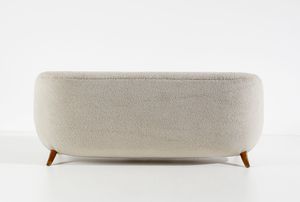 LASSEN FLEMMING (1902 - 1984) : attribuito. Divano  - Asta DESIGN E ARTI DECORATIVE DEL NOVECENTO Tradizionale - Associazione Nazionale - Case d'Asta italiane