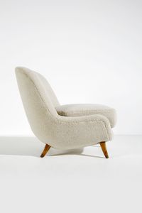 LASSEN FLEMMING (1902 - 1984) : attribuito. Coppia di poltrone  - Asta DESIGN E ARTI DECORATIVE DEL NOVECENTO Tradizionale - Associazione Nazionale - Case d'Asta italiane