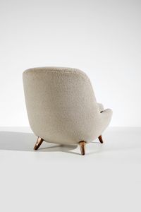 LASSEN FLEMMING (1902 - 1984) : attribuito. Coppia di poltrone  - Asta DESIGN E ARTI DECORATIVE DEL NOVECENTO Tradizionale - Associazione Nazionale - Case d'Asta italiane