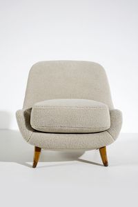 LASSEN FLEMMING (1902 - 1984) : attribuito. Coppia di poltrone  - Asta DESIGN E ARTI DECORATIVE DEL NOVECENTO Tradizionale - Associazione Nazionale - Case d'Asta italiane