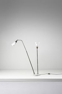 ANGELO OSTUNI & RENATO FORTI : Lampada da terra 339 -2PX per O-Luce  - Asta DESIGN E ARTI DECORATIVE DEL NOVECENTO Tradizionale - Associazione Nazionale - Case d'Asta italiane