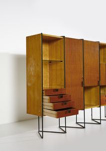 NAKAI TAICHIRO (n. 1954) : Libreria per Consorzio la Permanente Mobili  - Asta DESIGN E ARTI DECORATIVE DEL NOVECENTO Tradizionale - Associazione Nazionale - Case d'Asta italiane